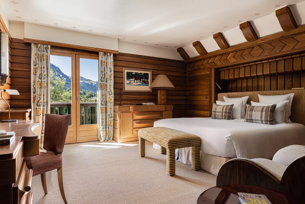 chalet de luxe à louer à Megève chambre