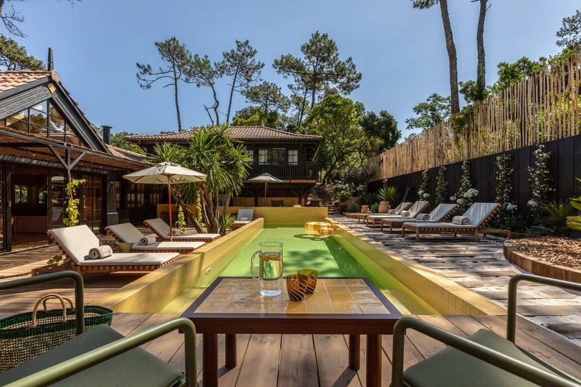 Villa de luxe à louer au Cap Ferret piscine extérieure