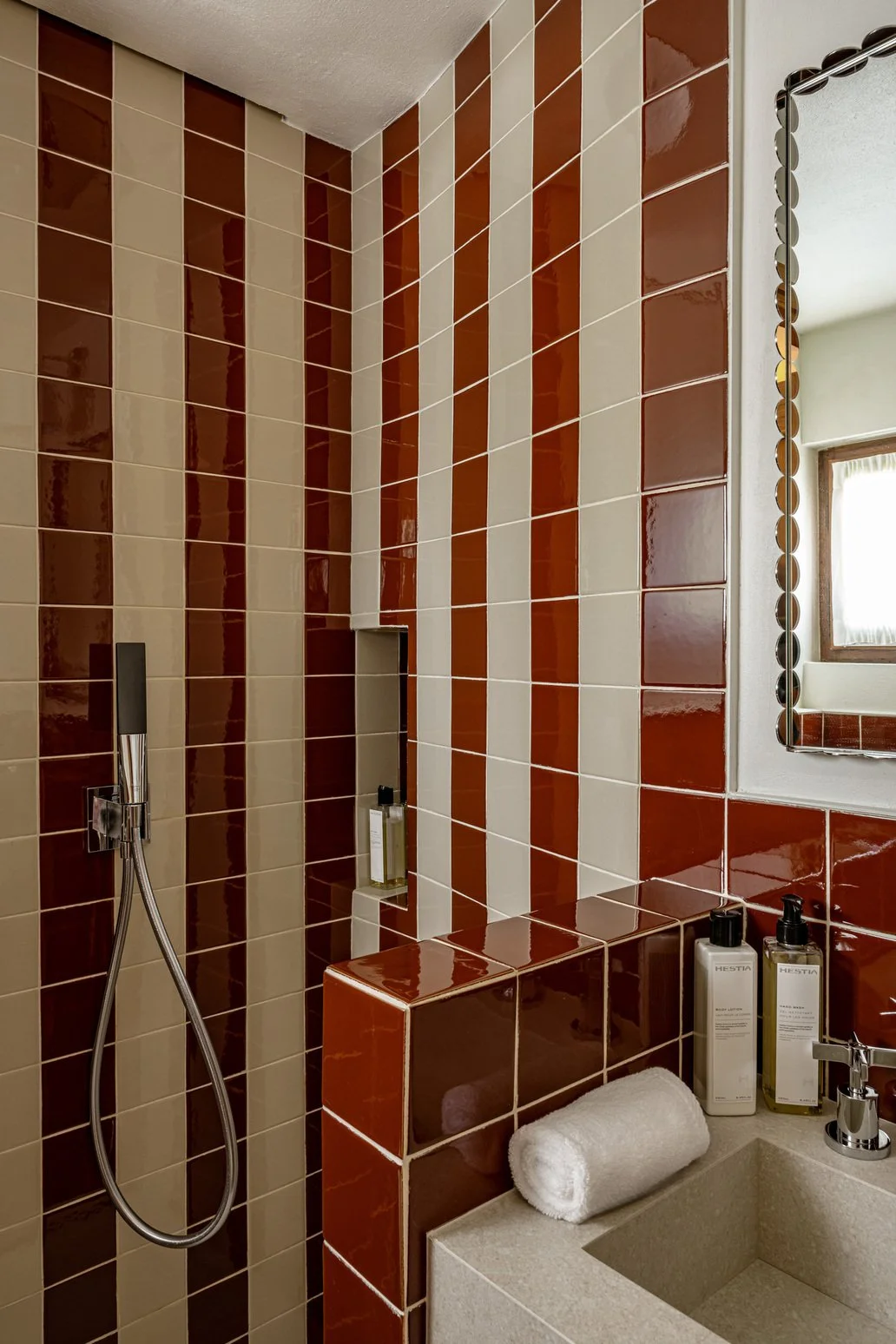 location chalet de luxe à Megève salle de bain