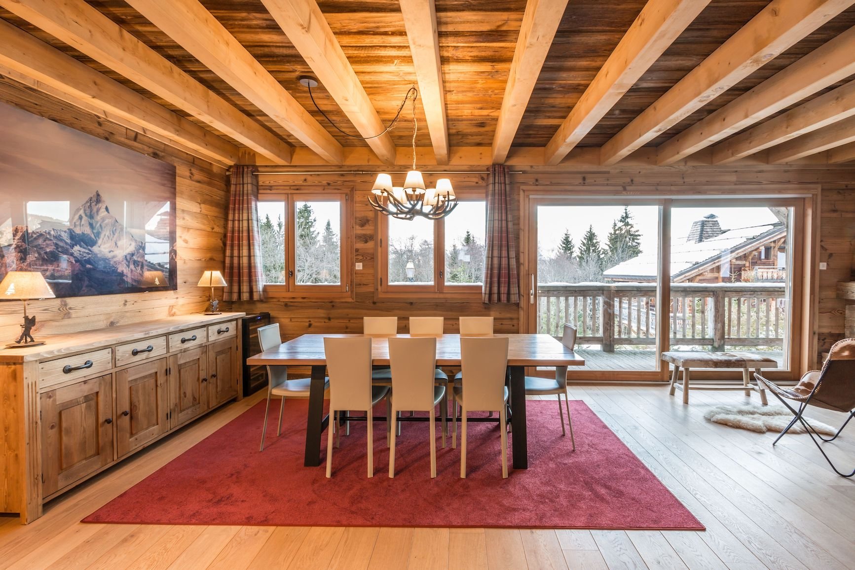 Exceptional chalet in Saint-Gervais at the foot of the slopes with hotel service, swimming pool and spa