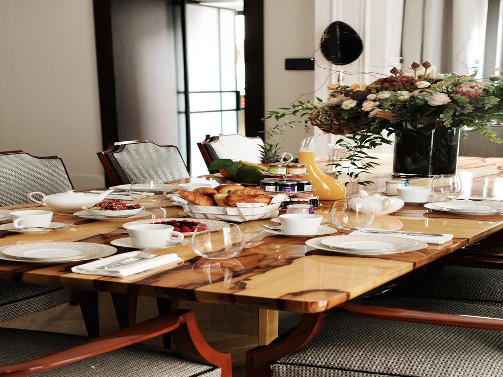 Appartement de luxe à Paris salle a manger