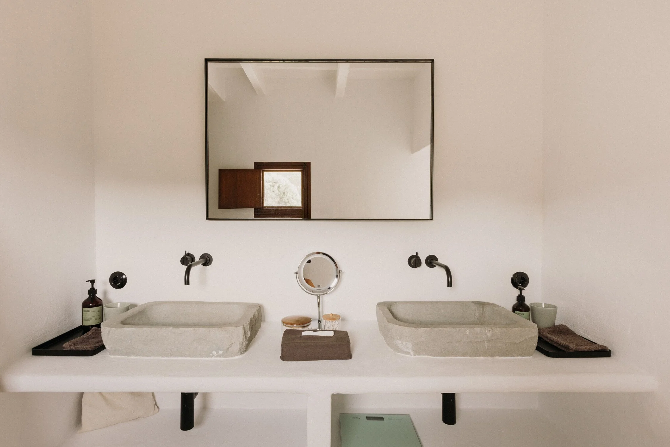 Villa de luxe en Espagne à Minorque salle de bain