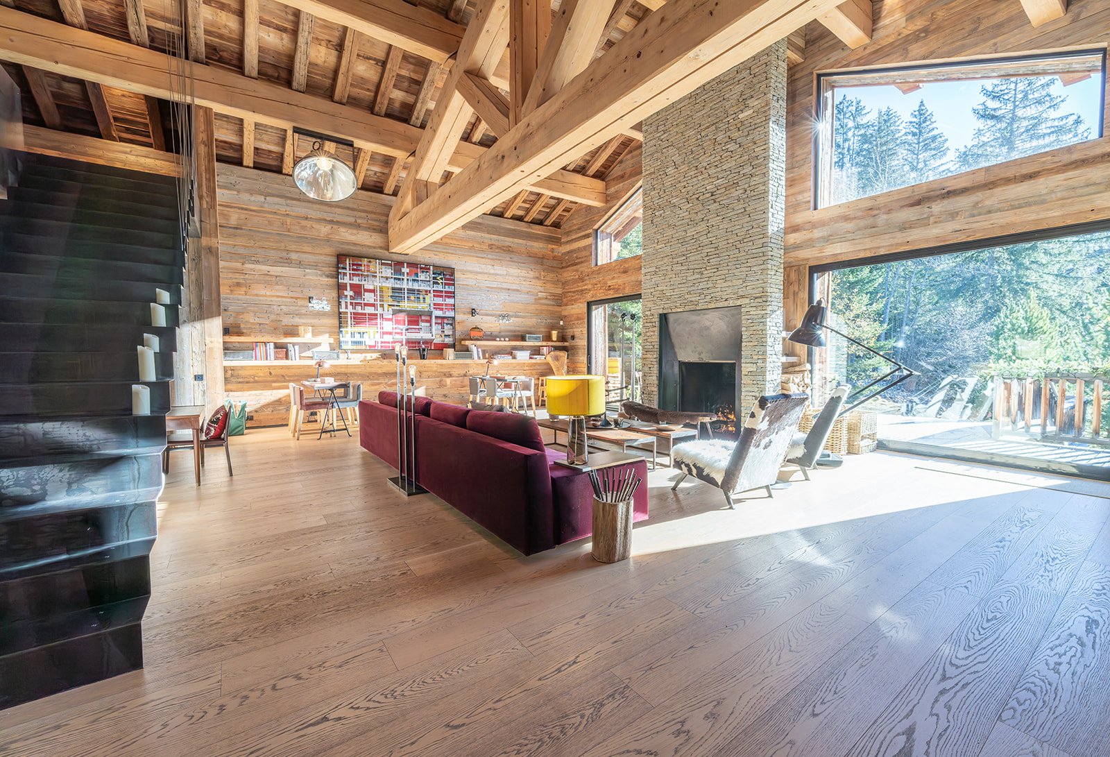 Prestigious chalet in Méribel at the foot of the slopes with hotel service 