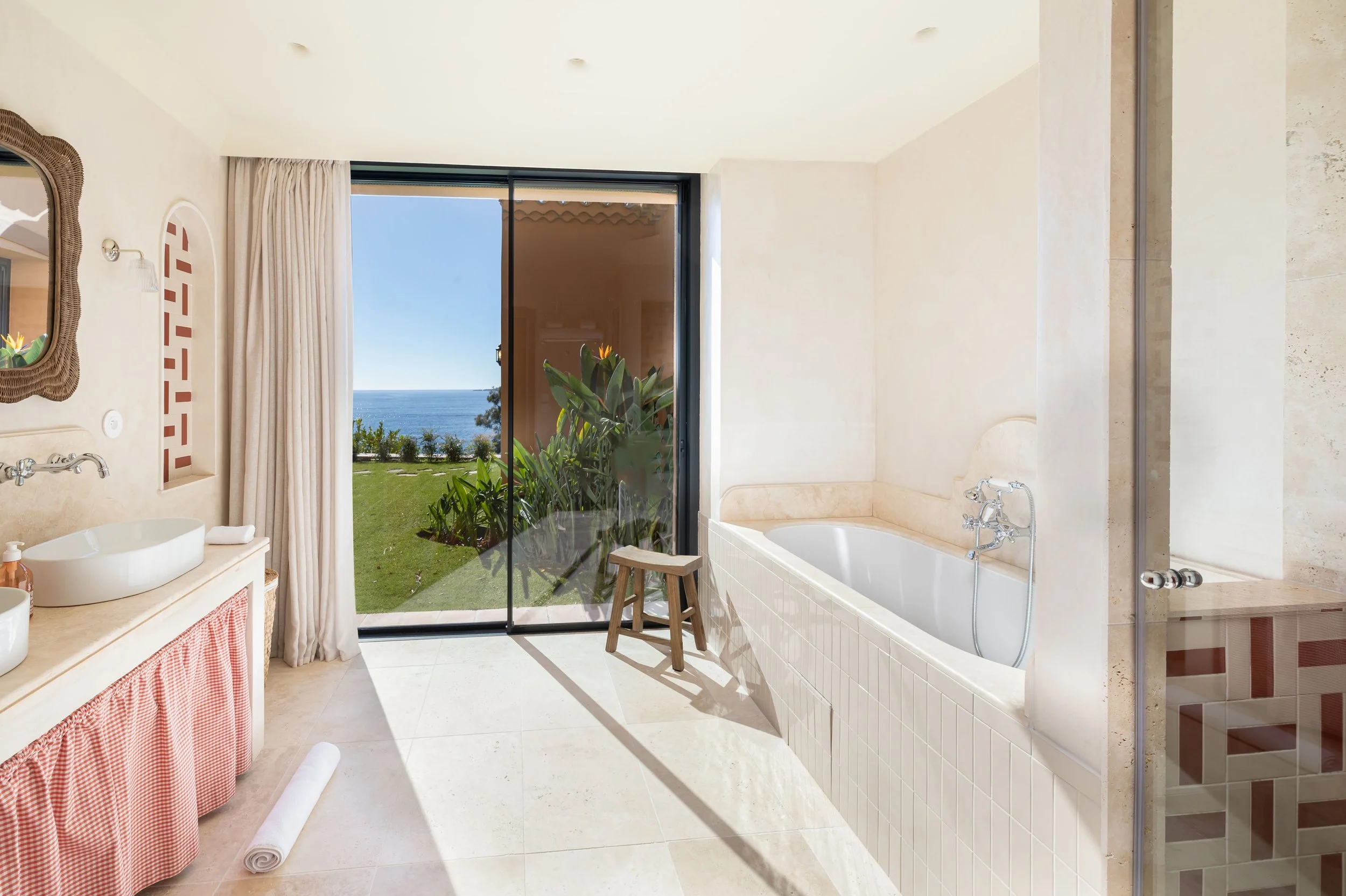 villa de luxe théoule sur mer salle de bain