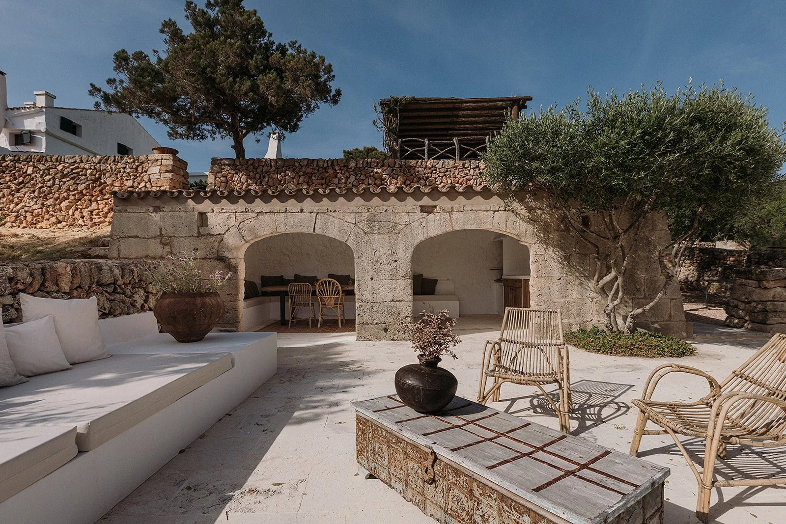 Villa de luxe en Espagne à Minorque exterieur