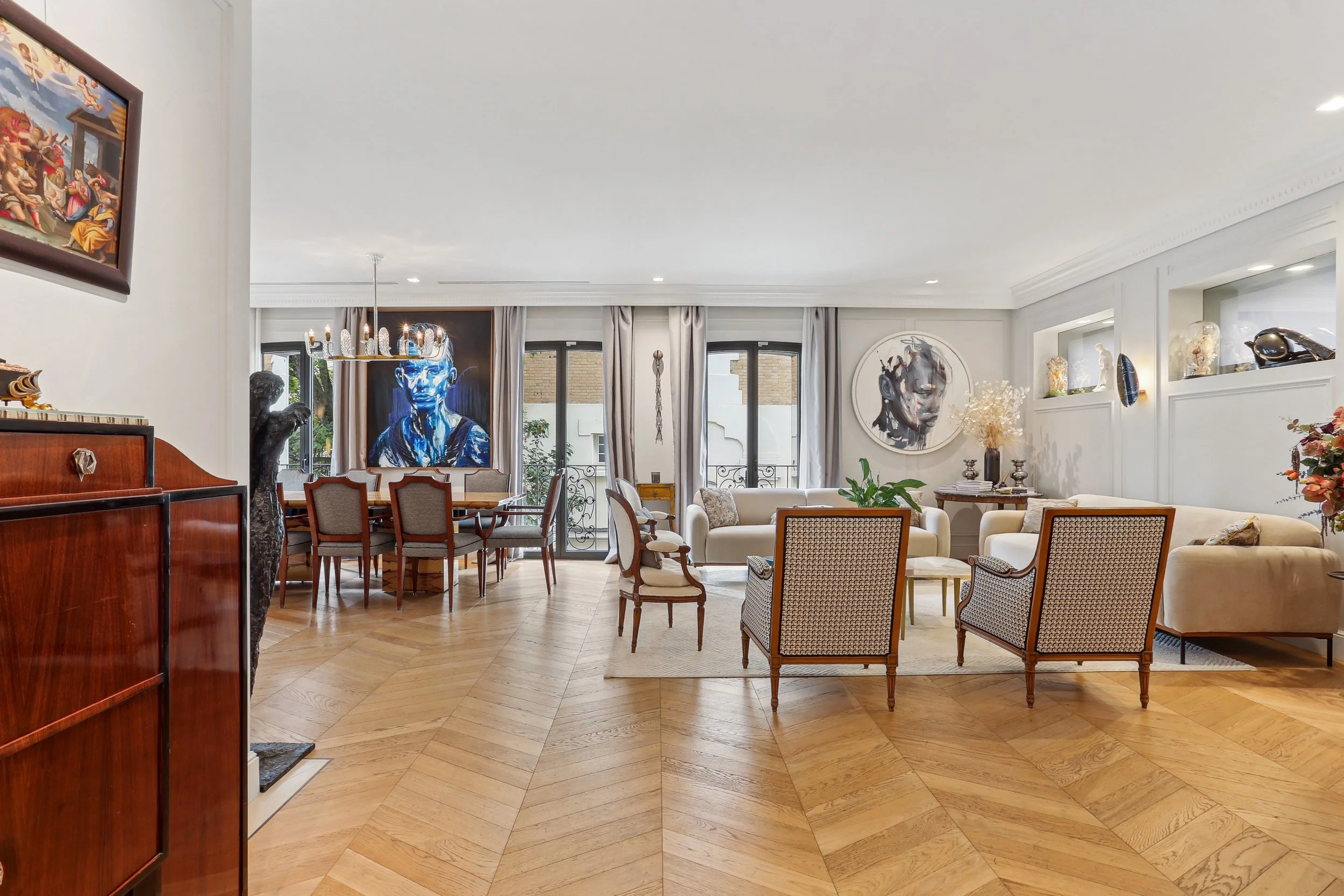 Appartement de luxe à Paris salon