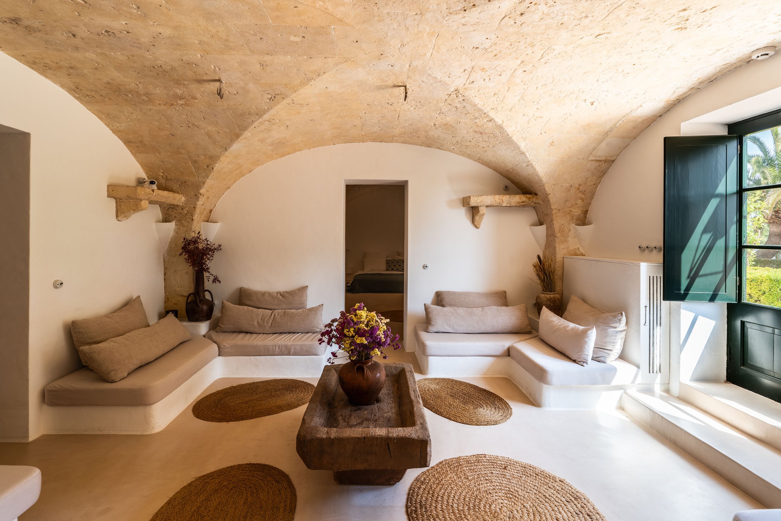 villa luxe minorque hacienda salon