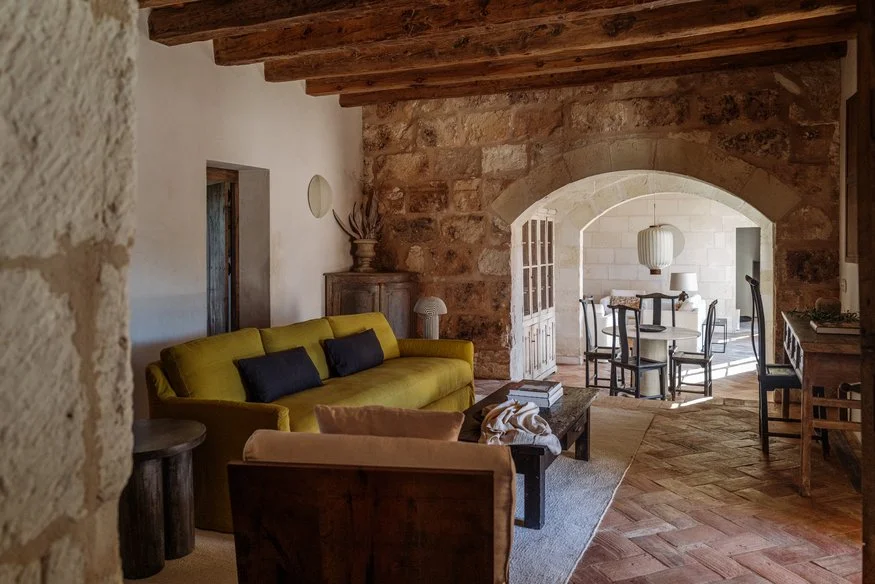 Villa de luxe à louer à Minorque Santa Ana salon