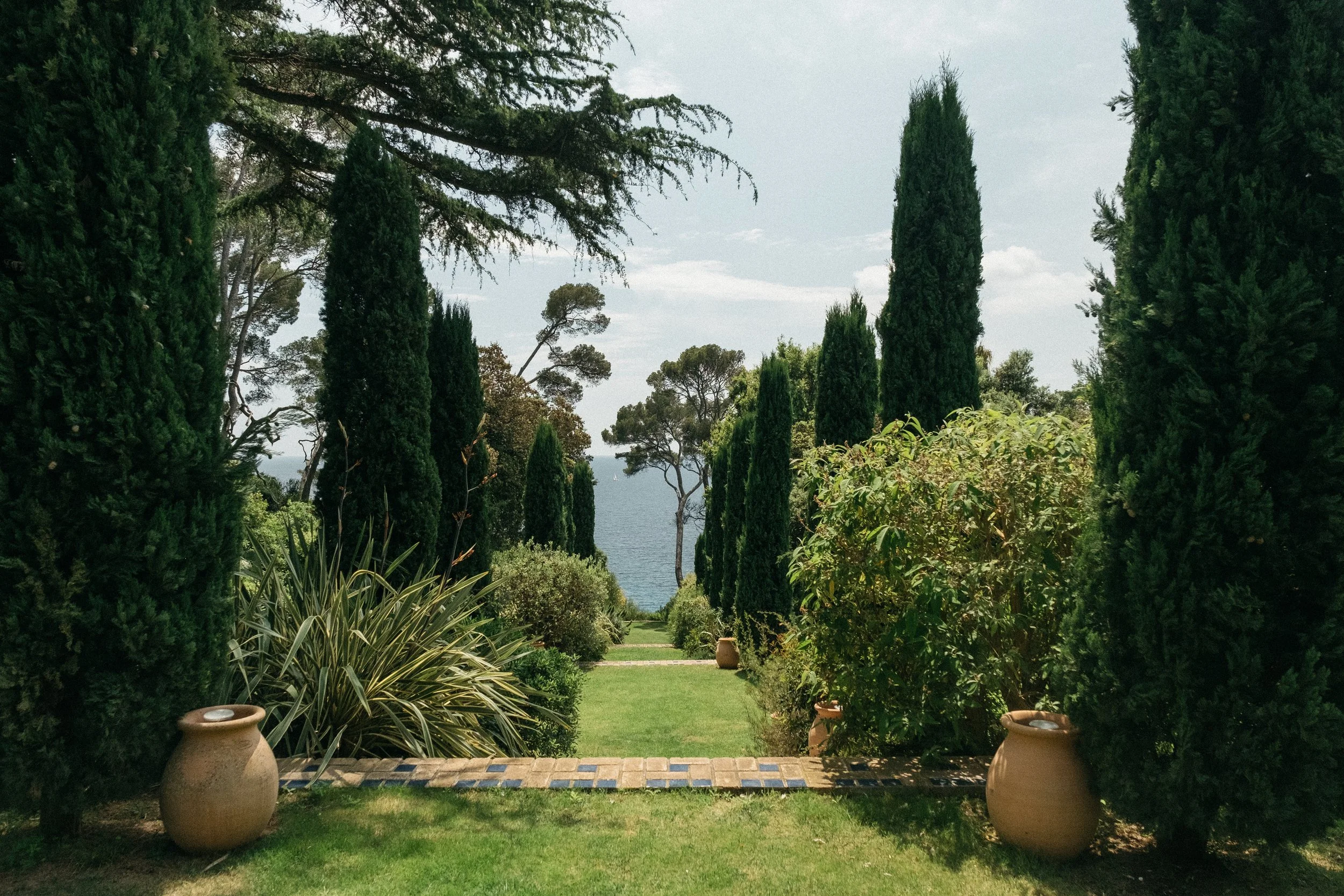 Domaine d'exception vue mer pour un séminaire sur la Côte d'Azur
