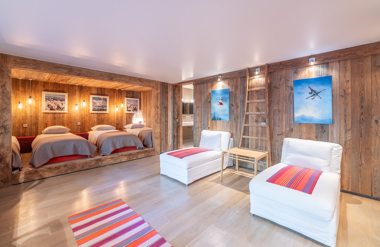 Exceptional chalet in Méribel ski in ski out with hotel service and spa