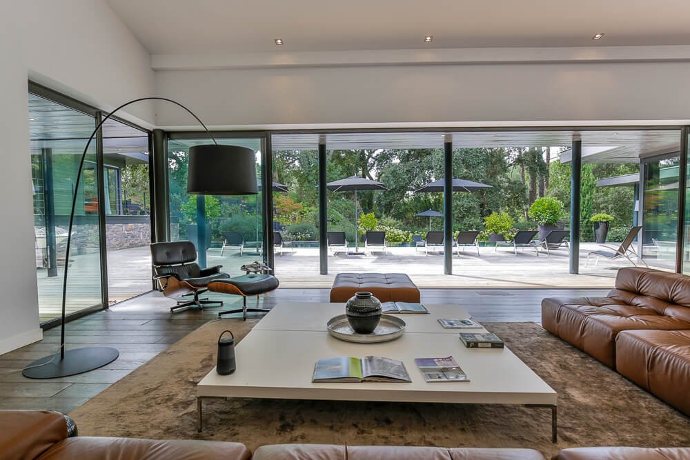 location villa luxe cote atlantique salon
