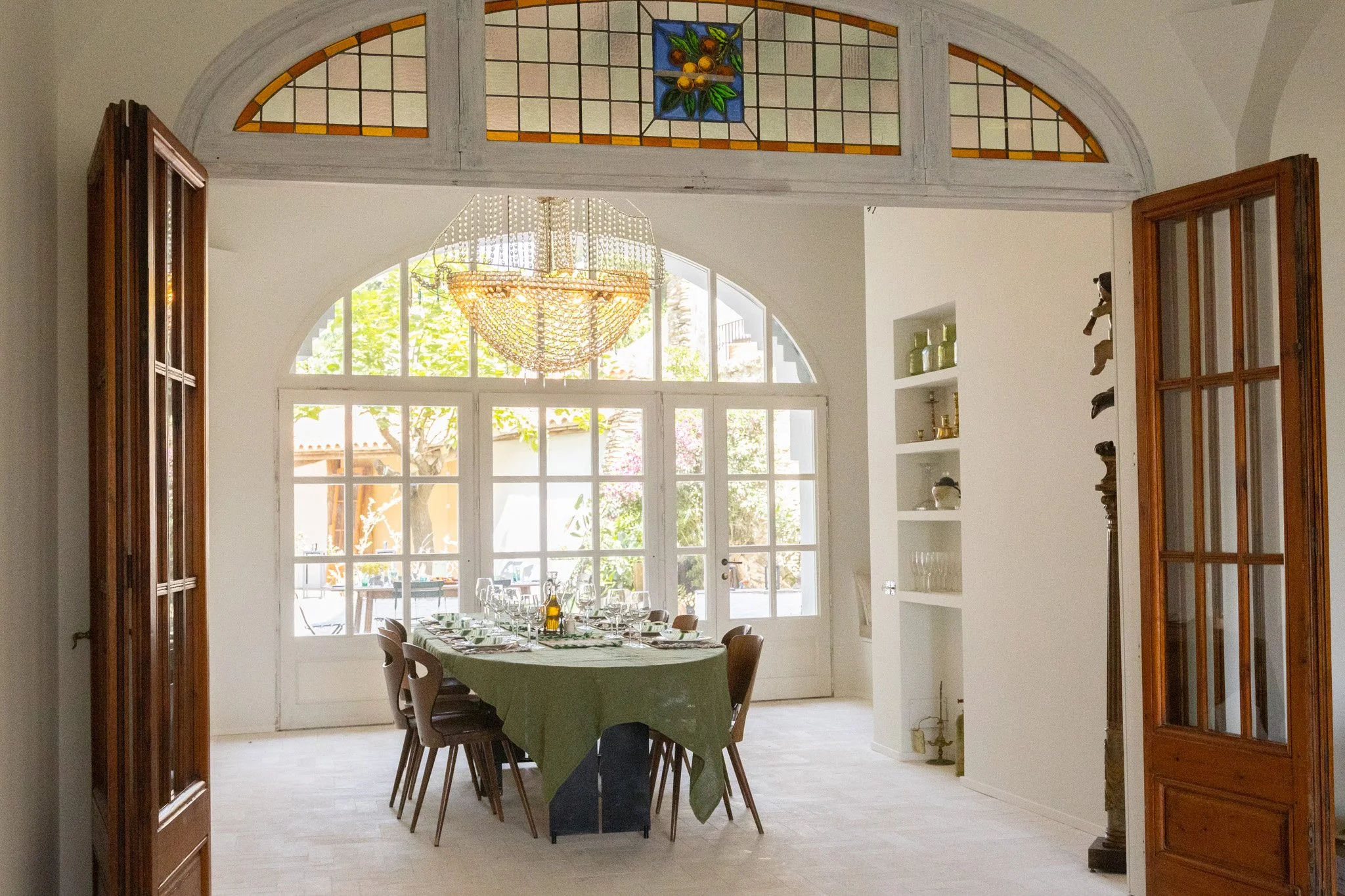 Villa luxe Cadaques salle a manger