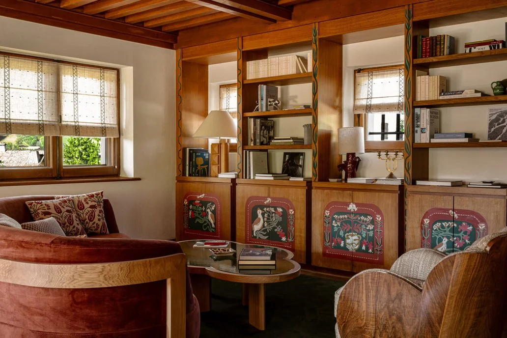 location chalet de luxe à Megève salon