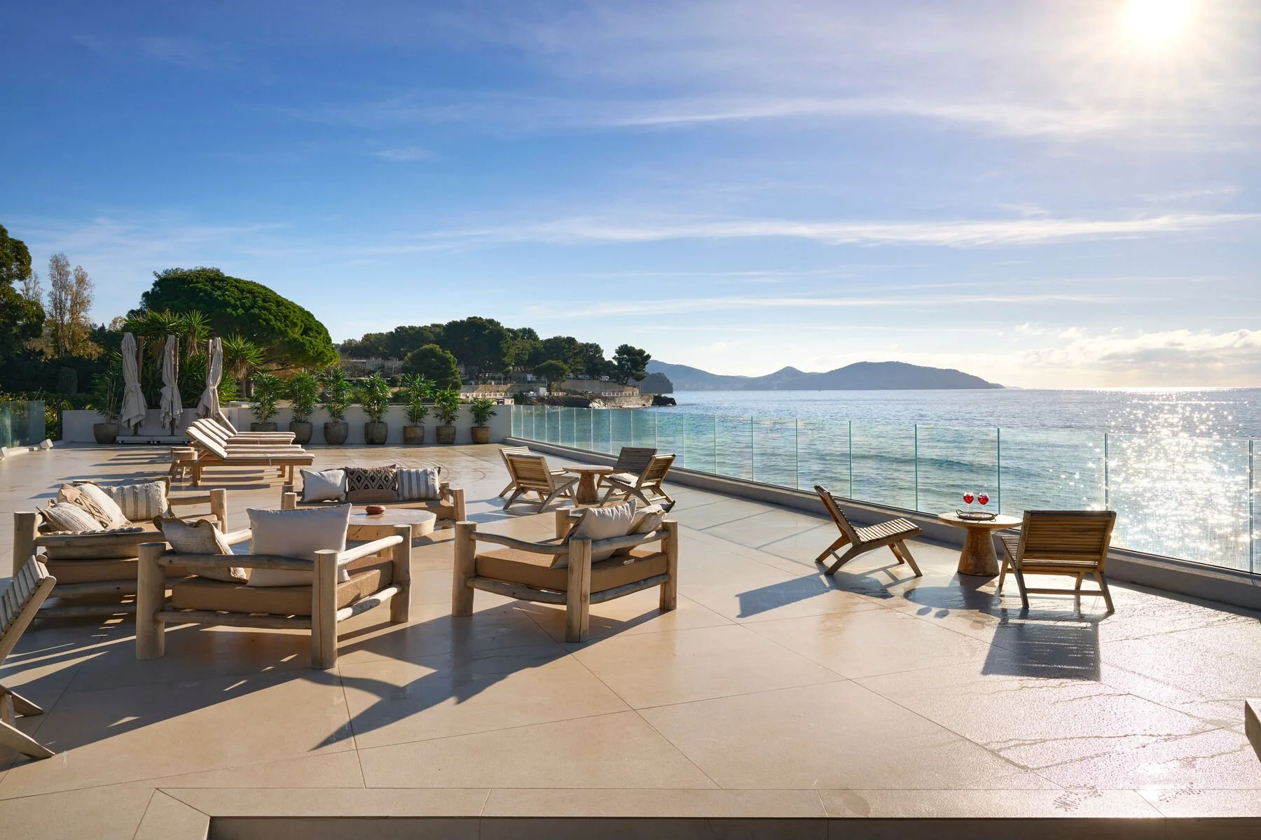 Villa luxe La Ciotat terasse