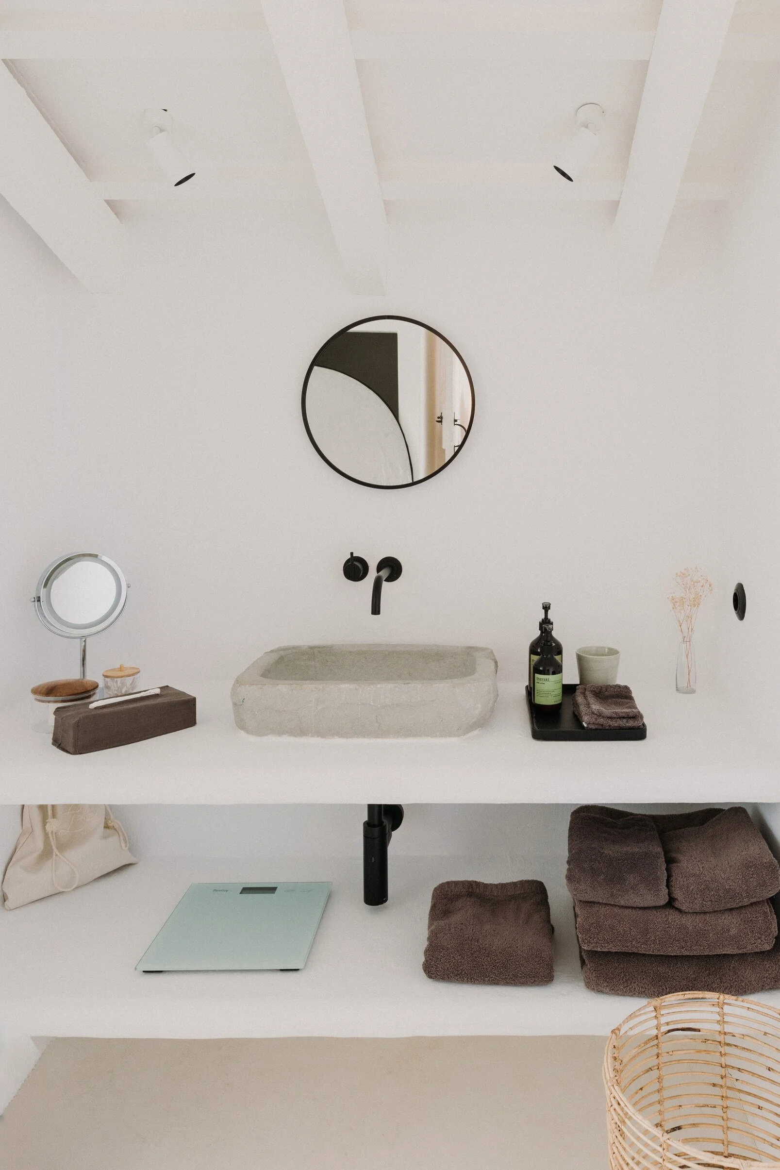 Villa de luxe en Espagne à Minorque salle de bain