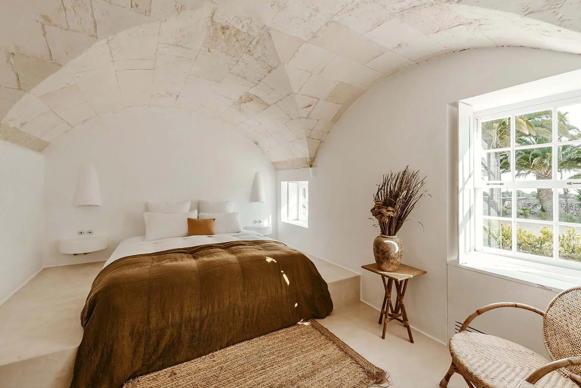 villa luxe minorque hacienda chambre