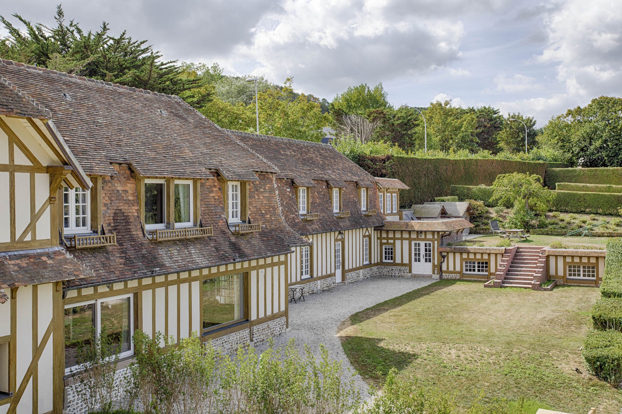 location maison luxe normandie jardin