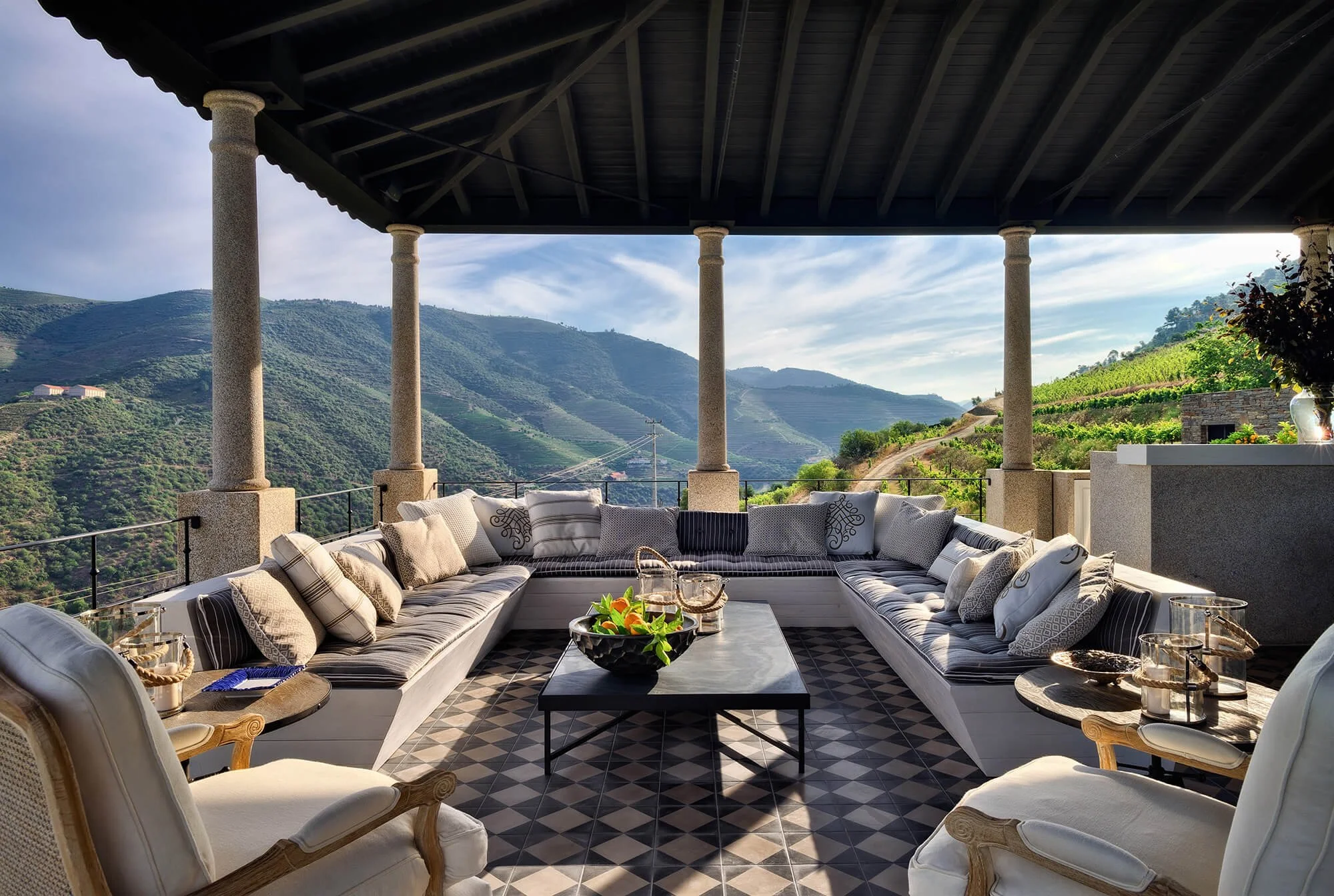 location villa luxe portugal terrasse