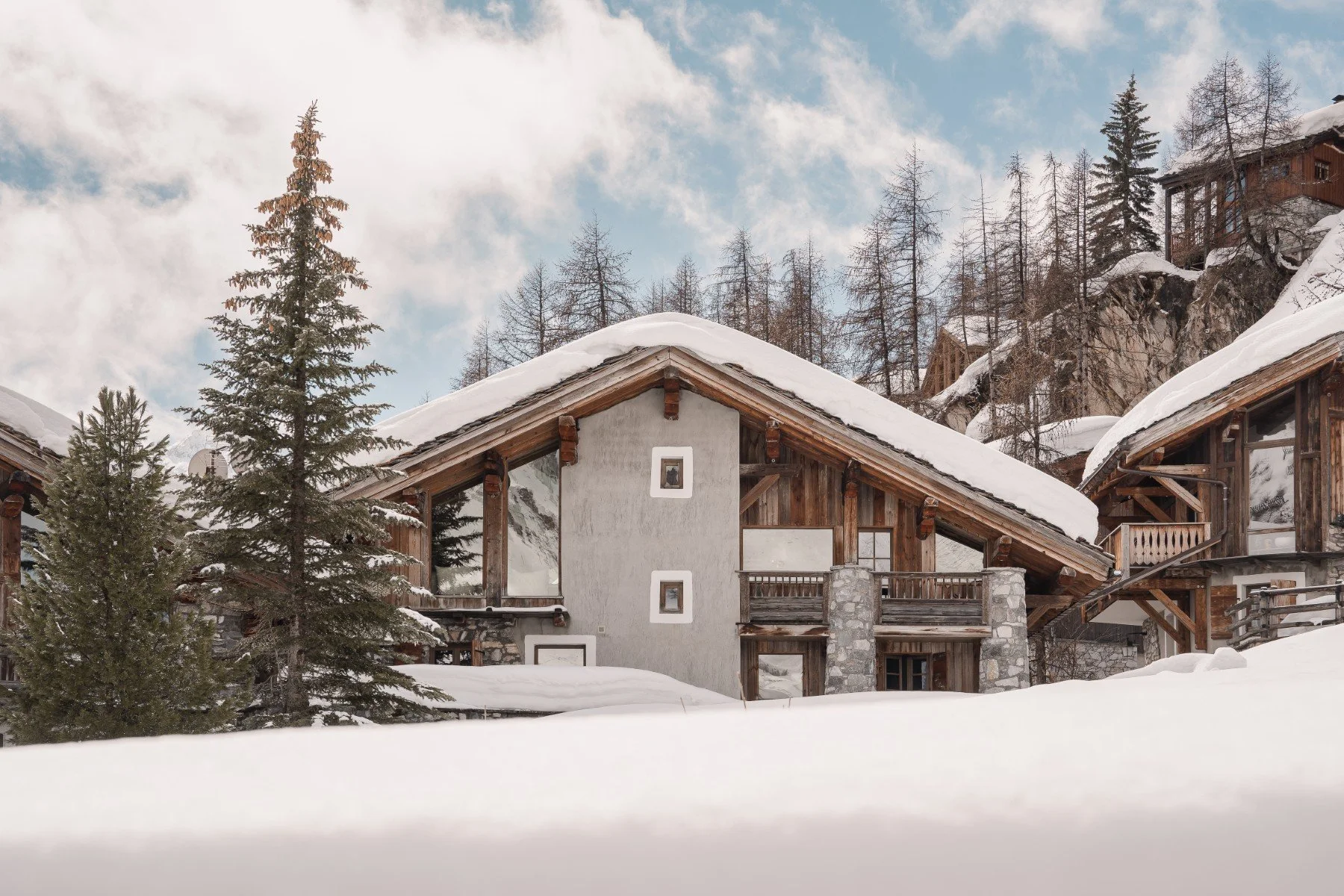 Chalet de luxe à Val d'Isère extérieur