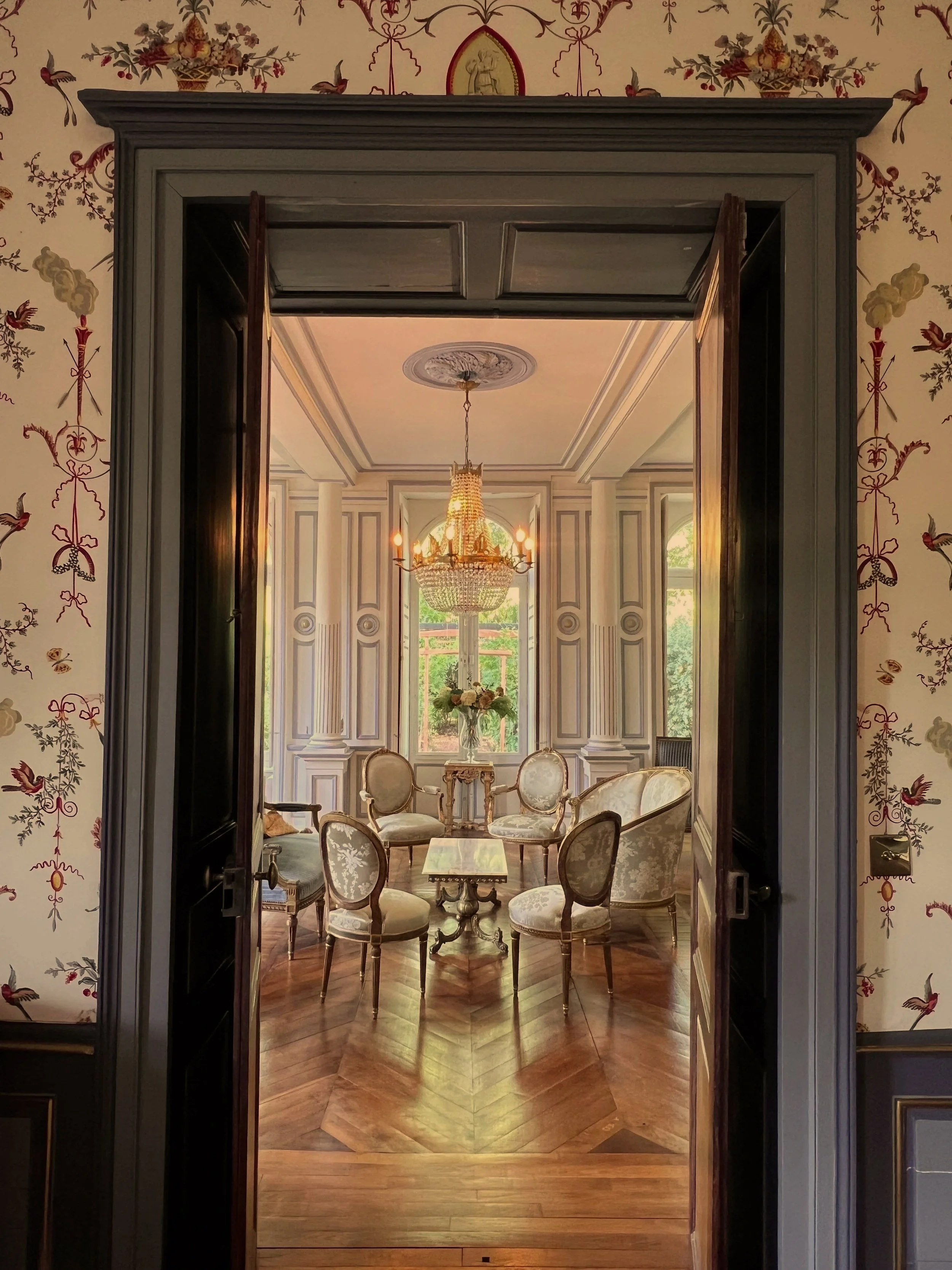 Louis+XVI+Salon+Doorway+From+The+Music+Room+-+Chateau+De+Vezins.jpg