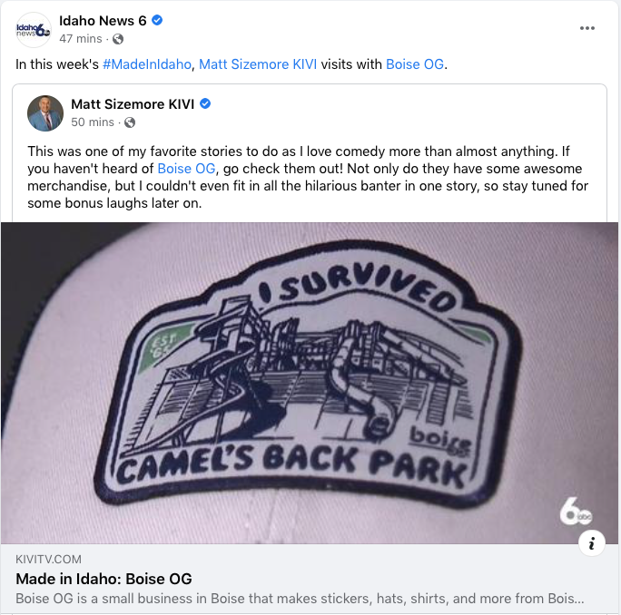Boise OG with KIVI