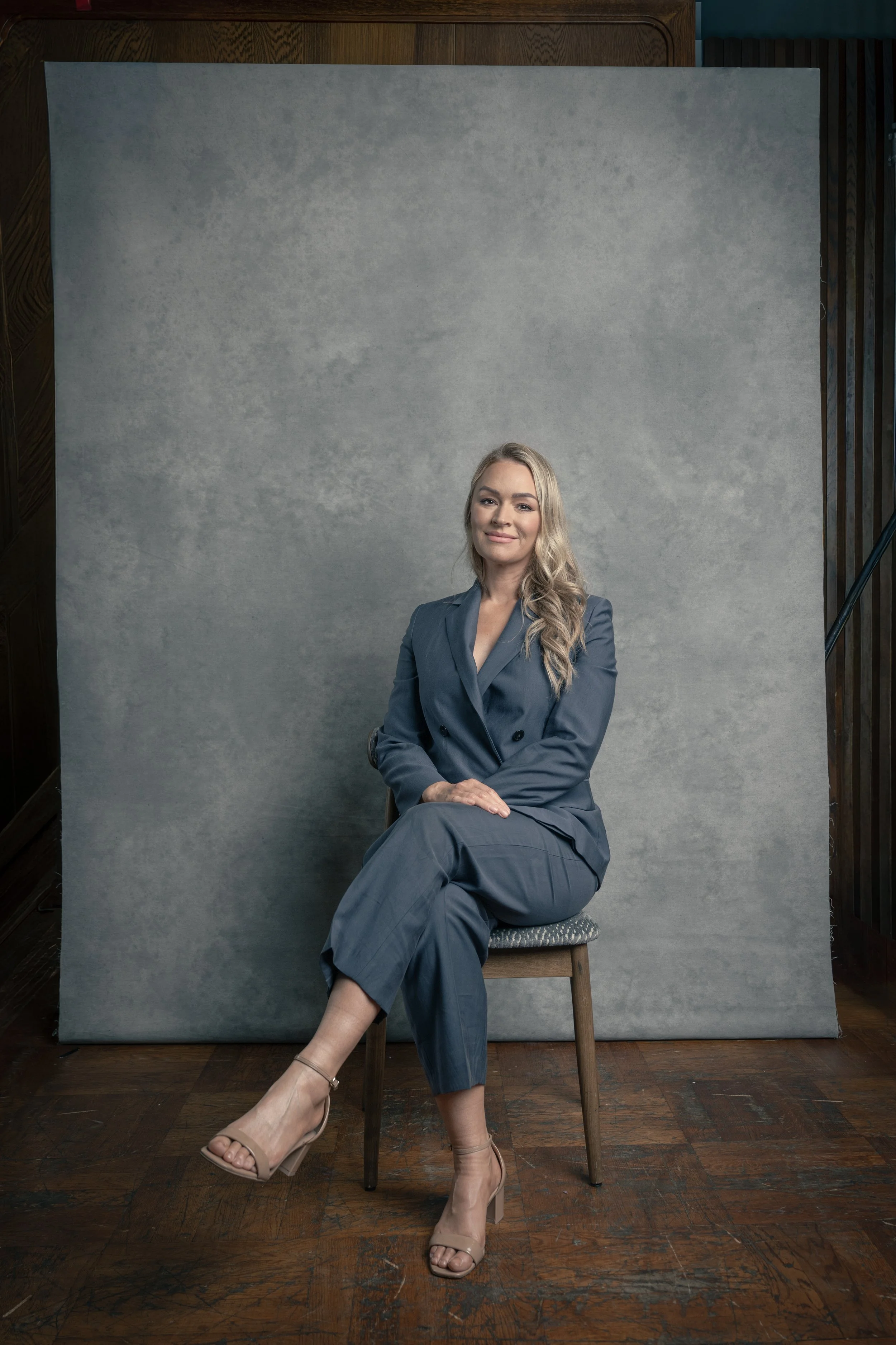 Laura Woods photography by Sally Mais for the ITV World Cup coverage 2026