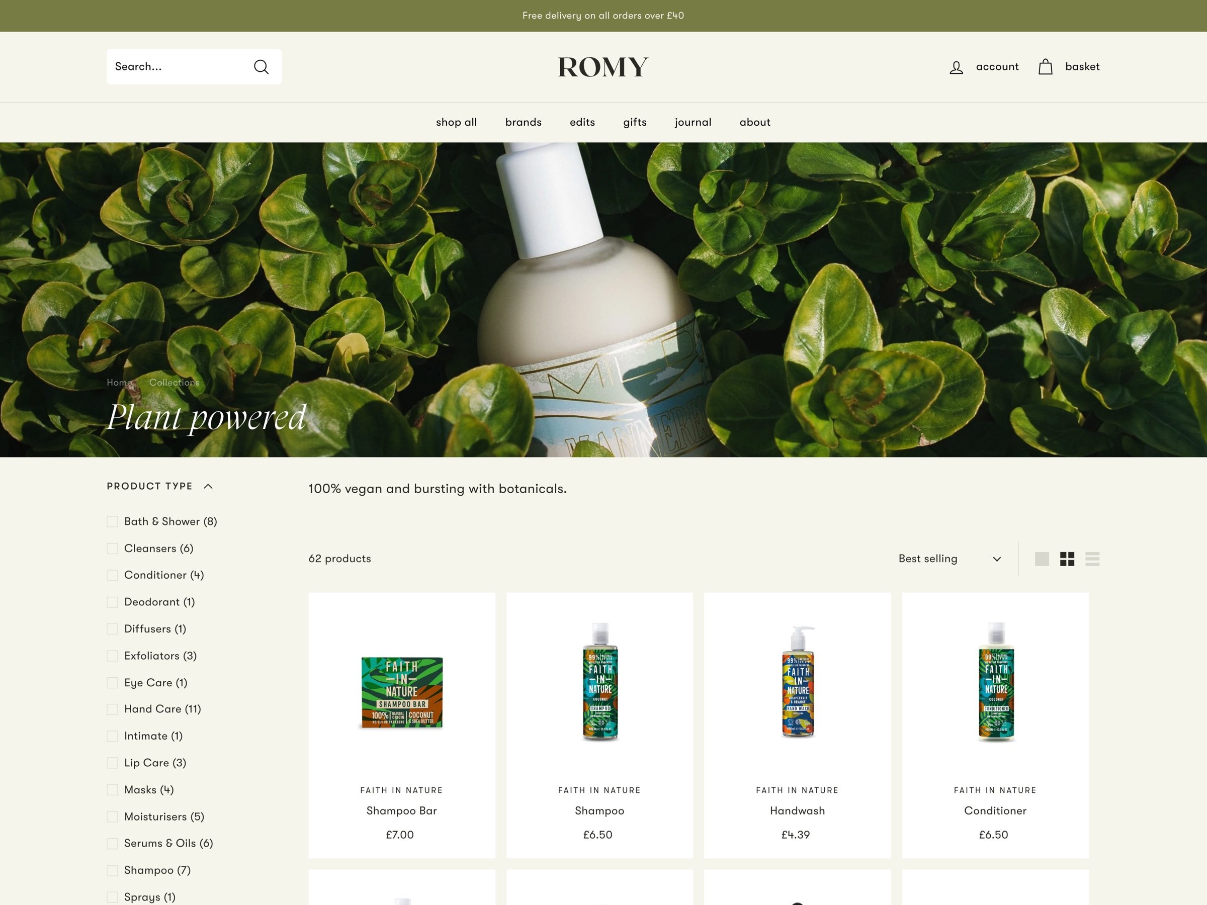 Curated edits from ROMY bring together independent brands with aligned approaches.