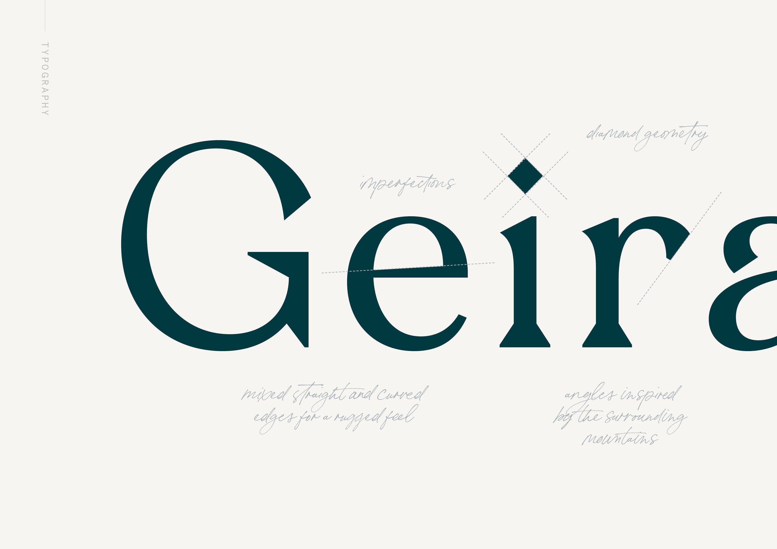 Intentional typography choices create an understated, grounded and natural feel for the brand.