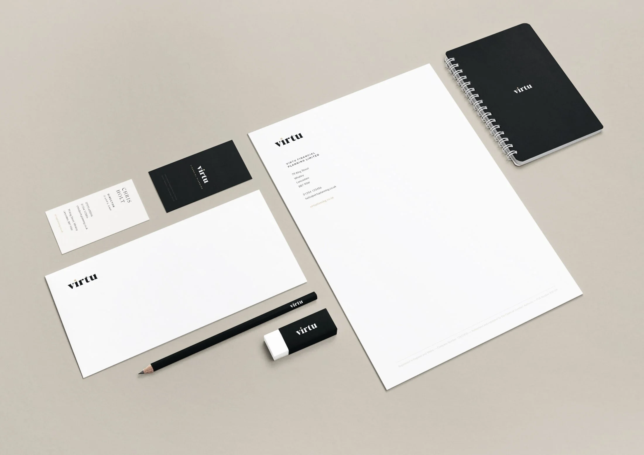 Business stationery is assured, confident, clear and simple. Subtle, thoughtful details elevate the experience, and make it one to remember.