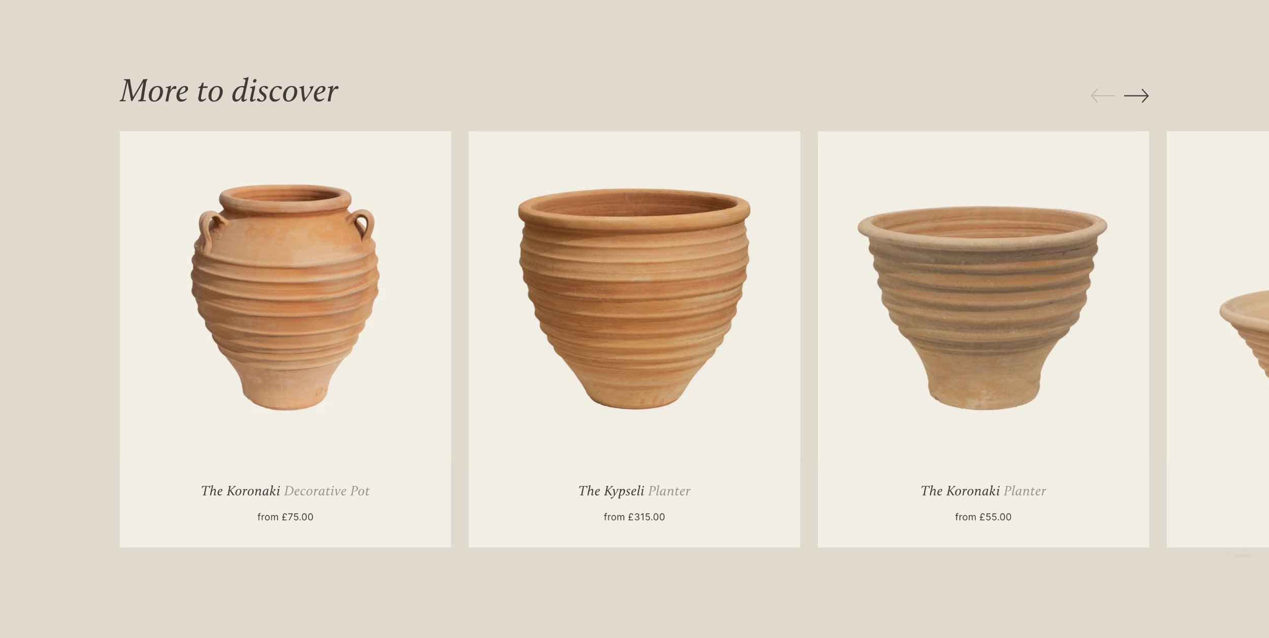 We tailored the suggested products to include the most relevant related products.