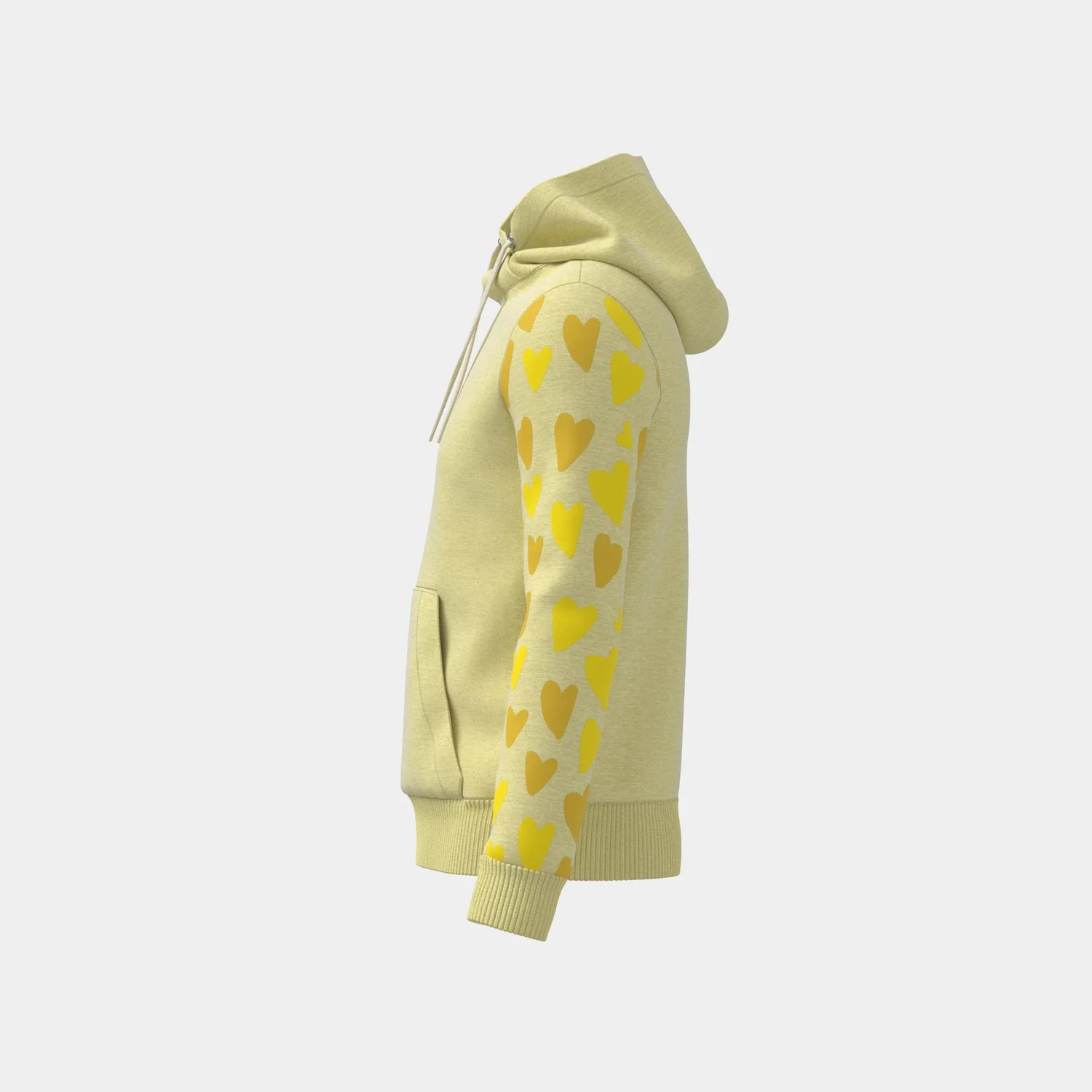 Heart Hoodie Red — Hearts on Sleeves