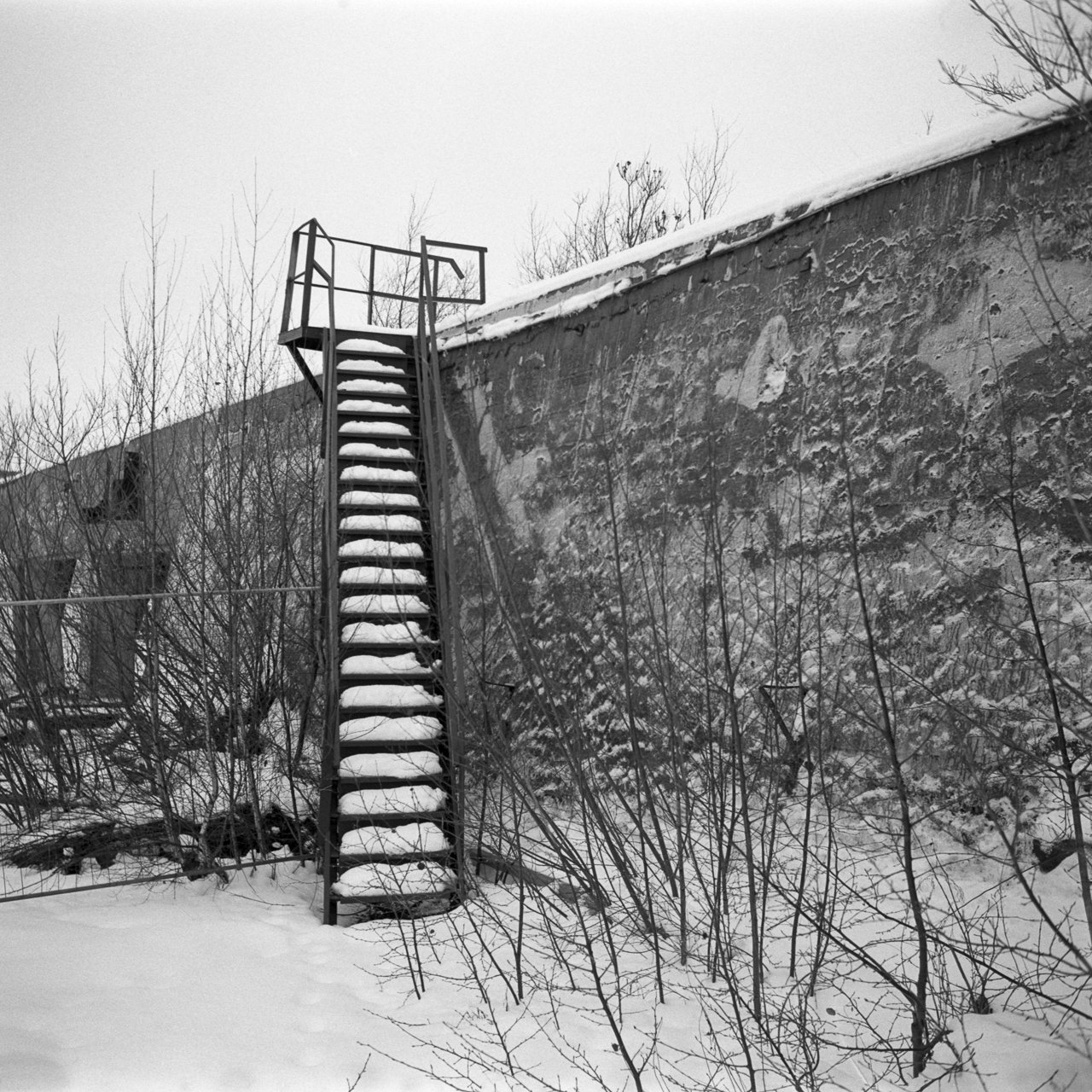 A Staircase at FMV in Fredrikstad, Norway