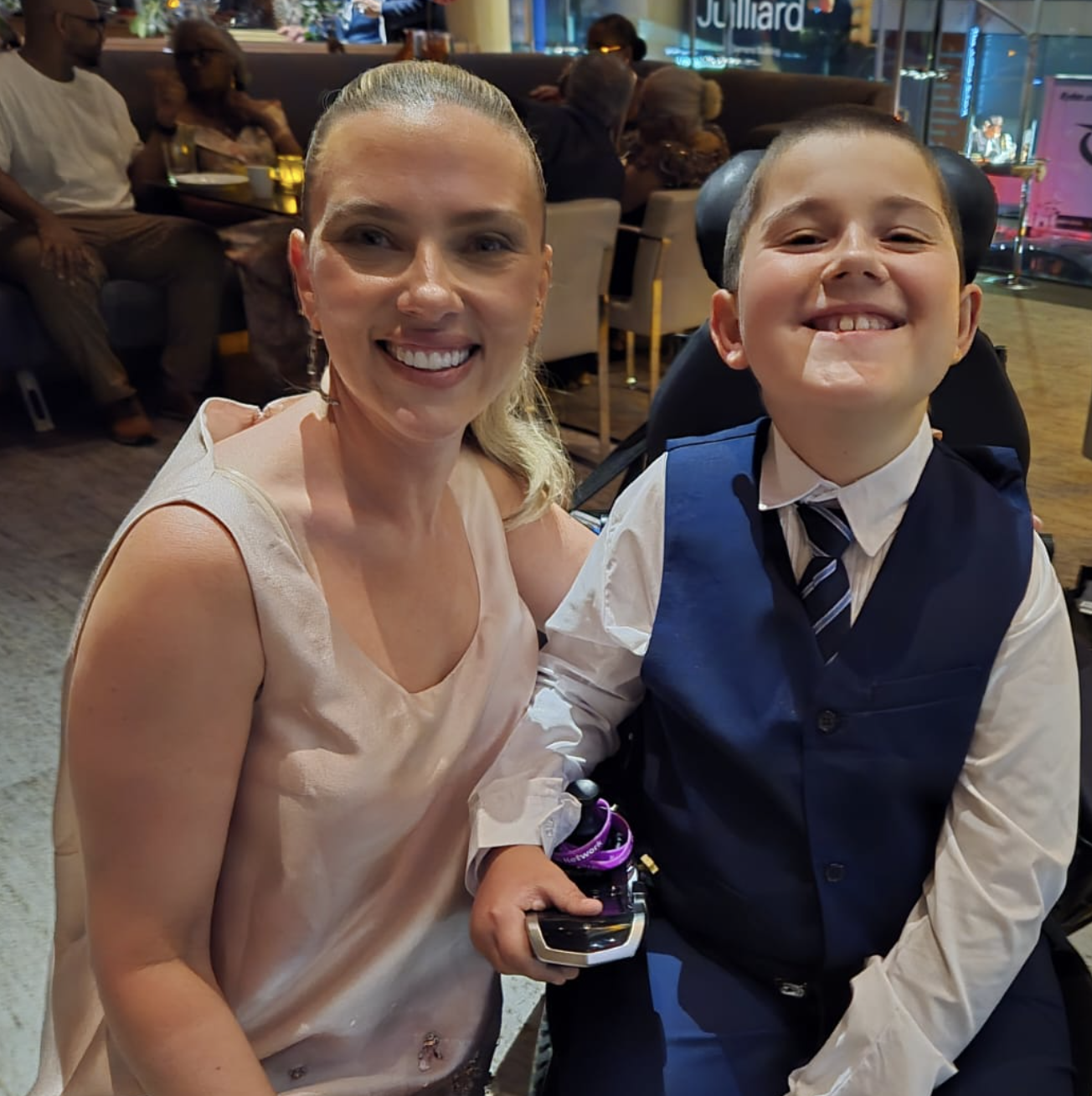 Wish Kid Attends Jurassic World Rebirth Premiere and Meets Scarlett Johansson at After Party!
