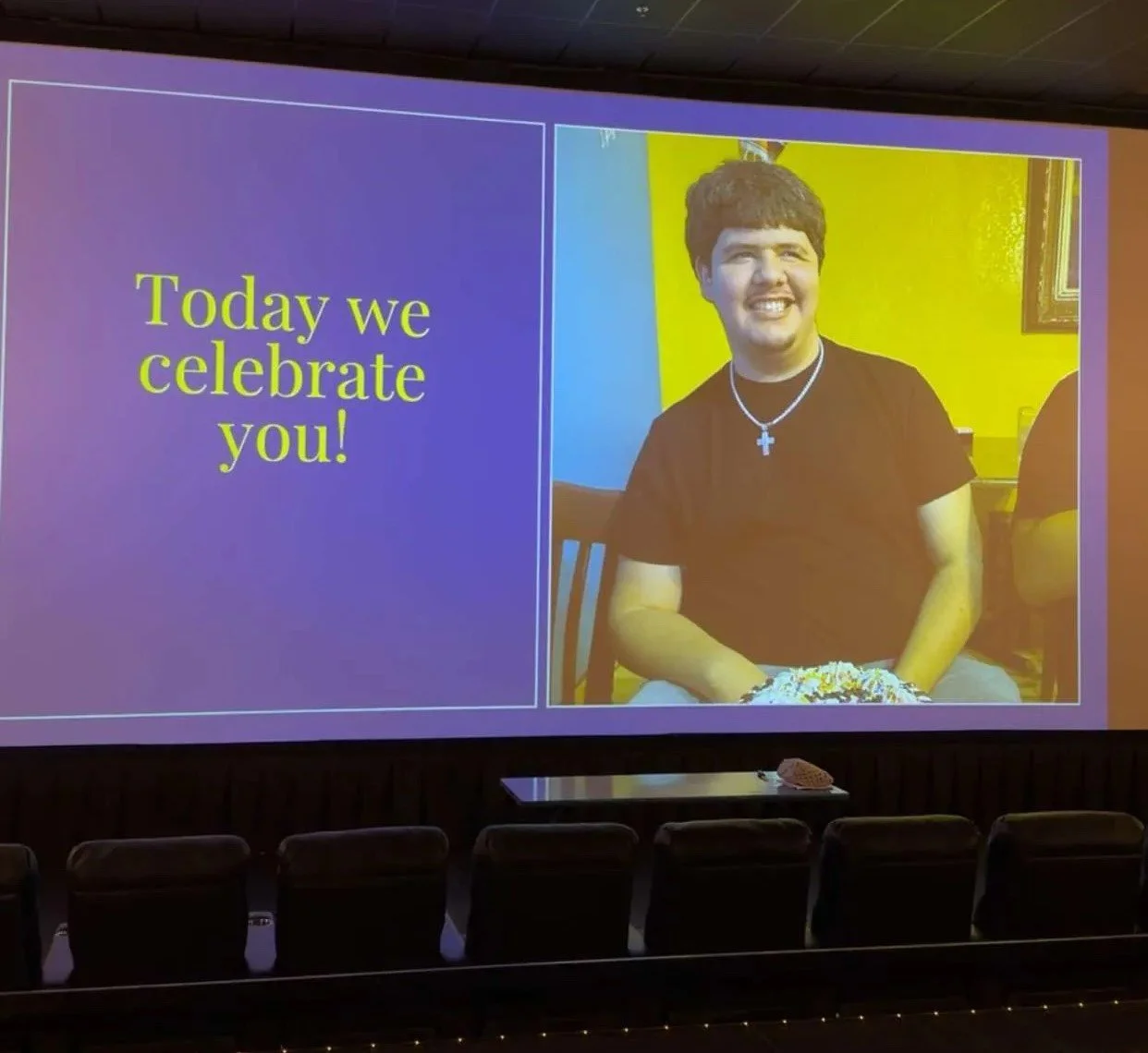 Elden Gets an Epic Birthday Surprise on the Big Screen!