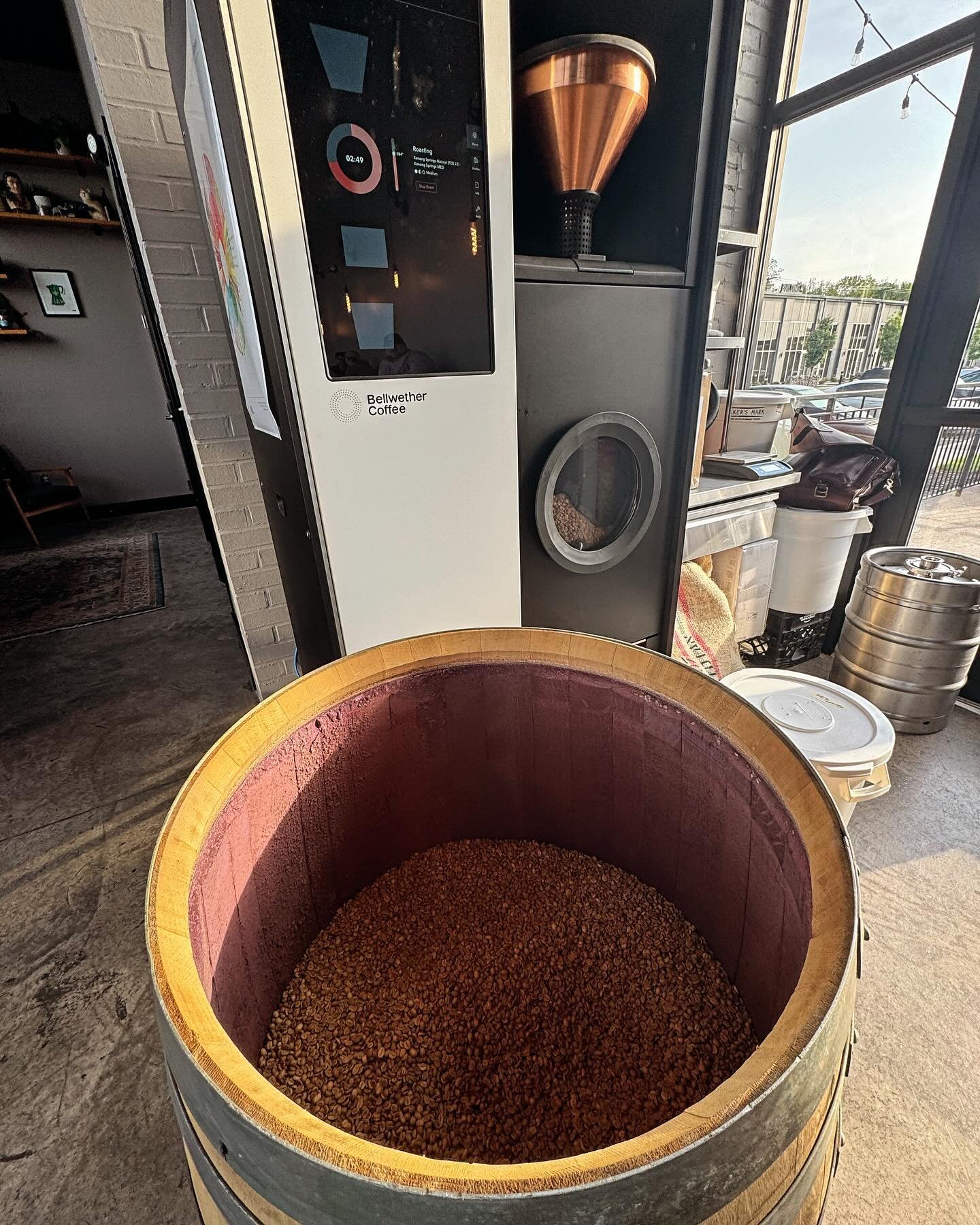 What&rsquo;s in the barrel??
🍷 ☕️ 
A new (and socially acceptable) way to get your wine fix before 8am.

This naturally processed coffee is painstakingly cared for in the extremely humid environment to ensure consistency and quality. This coffee was