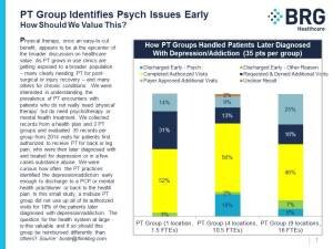 Patients Getting Physical Therapy Who Really Need Psych Services