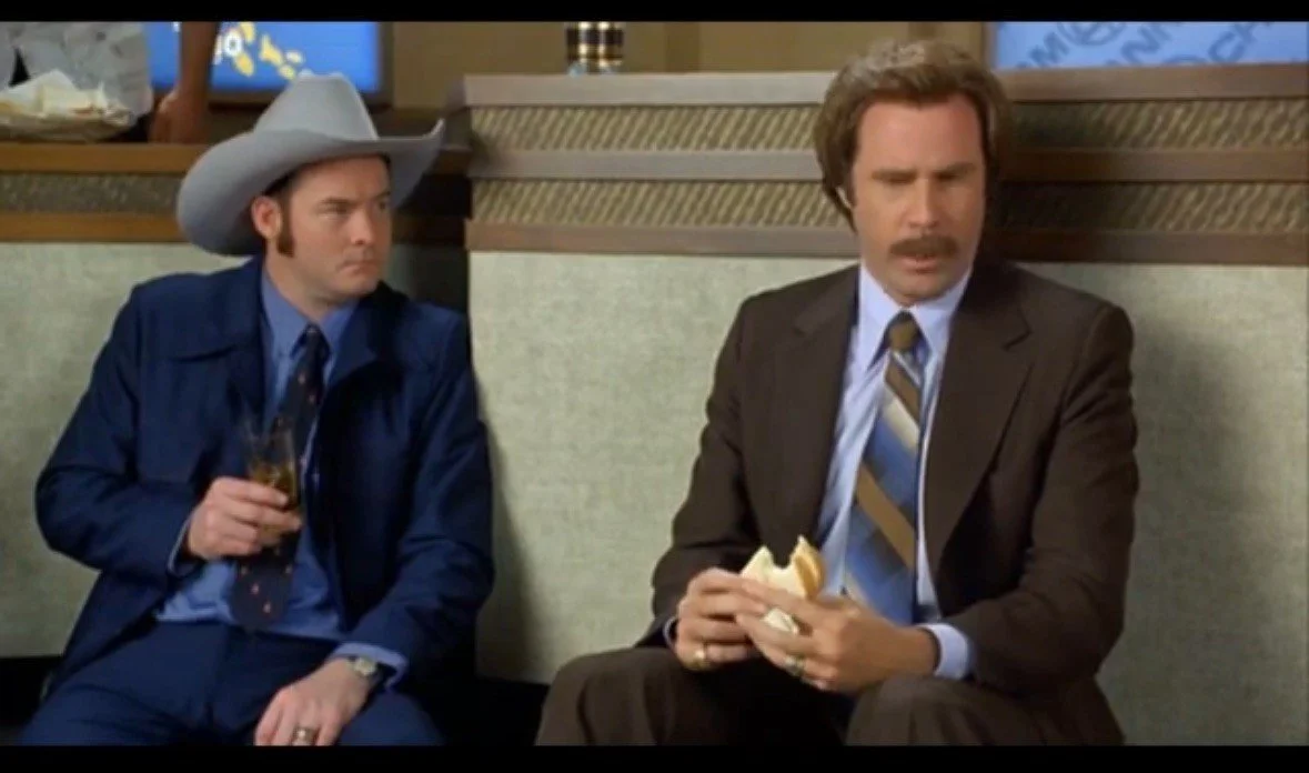 Anchorman Classic Running Scene