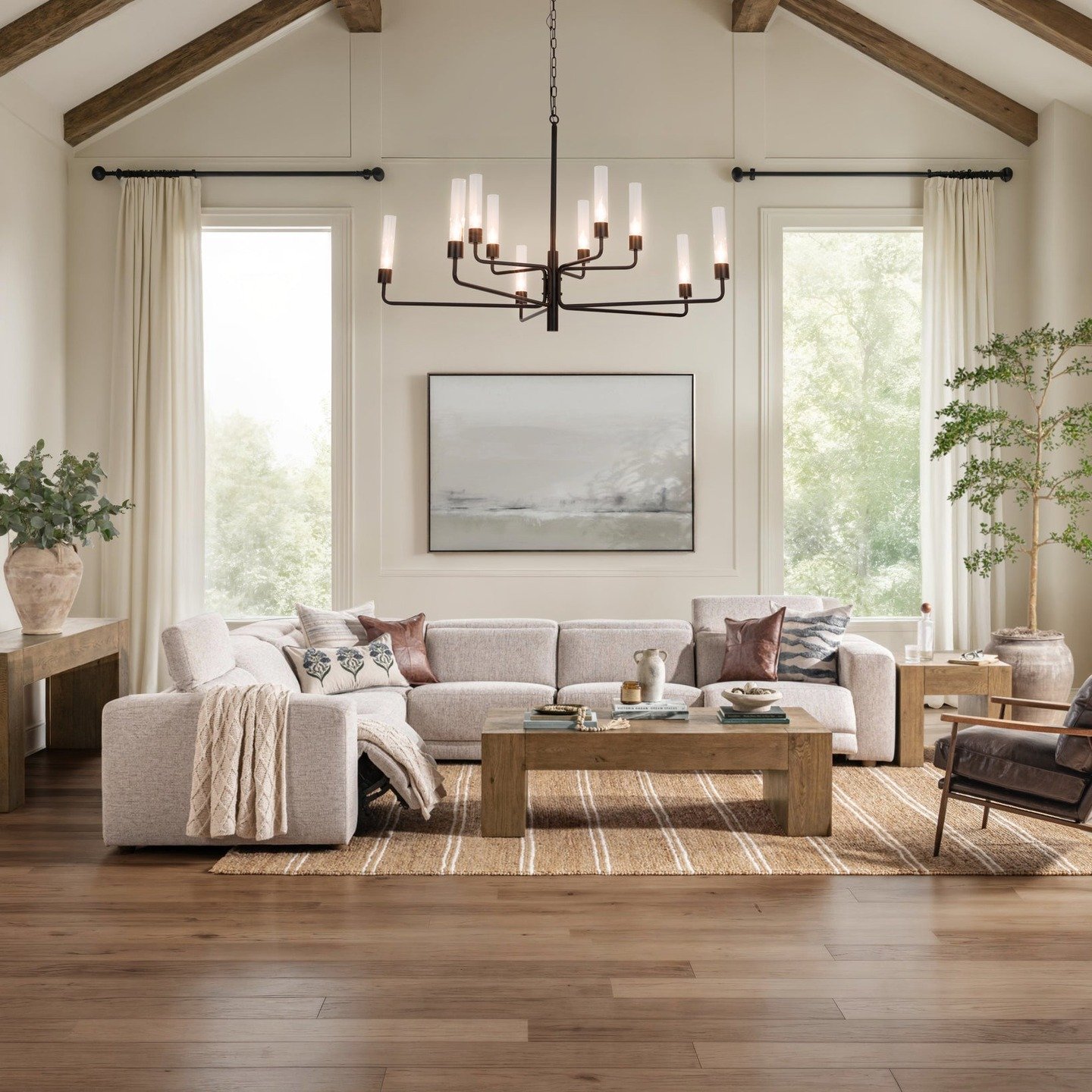 Refined and unafraid, this is modern with personality. Tap the link in our bio to shop our new spring collections now.

#livingroomideas #livingroomgoals #lightingideas #modernfarmhouse #moderncottage #coffeetable #endtable #interiordesigners #artfor