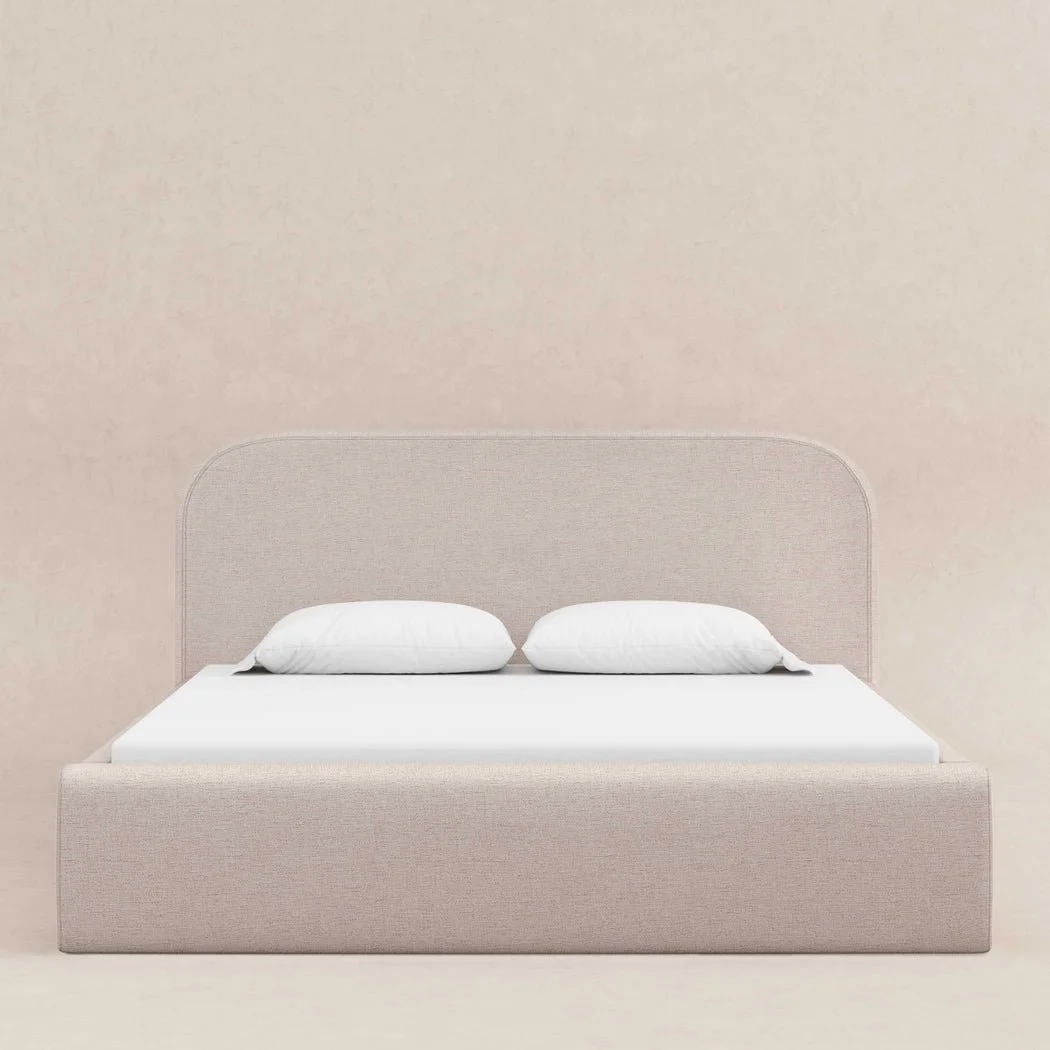 Babyletto Nara Full Floor Bed | Performance Beach Eco-Weave