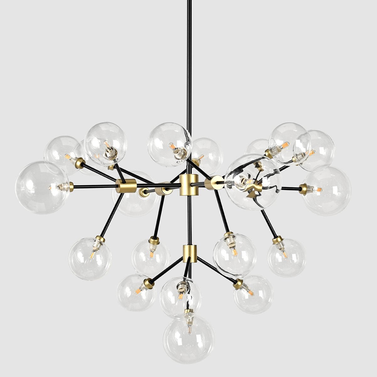 Phoenix Chandelier | Black Gold