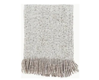 Madurai Throw | Charcoal and Taupe