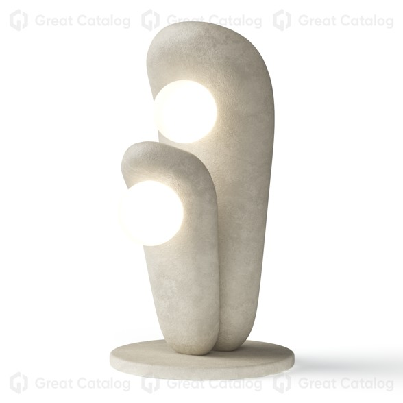 Zakohani Table Lamp by ClayP | Large Pair (multiple colors)