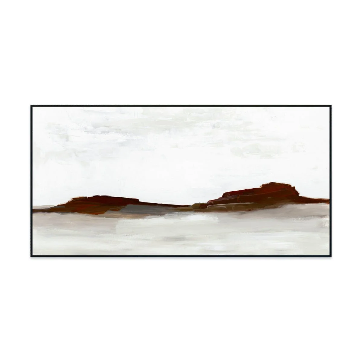 Red Rock Painting Art by Buddy Whitlock I Neutral