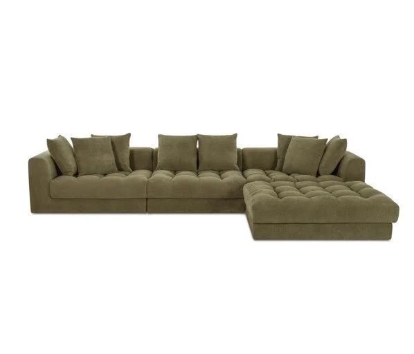 Davie Lounge Modular Sectional | Olive