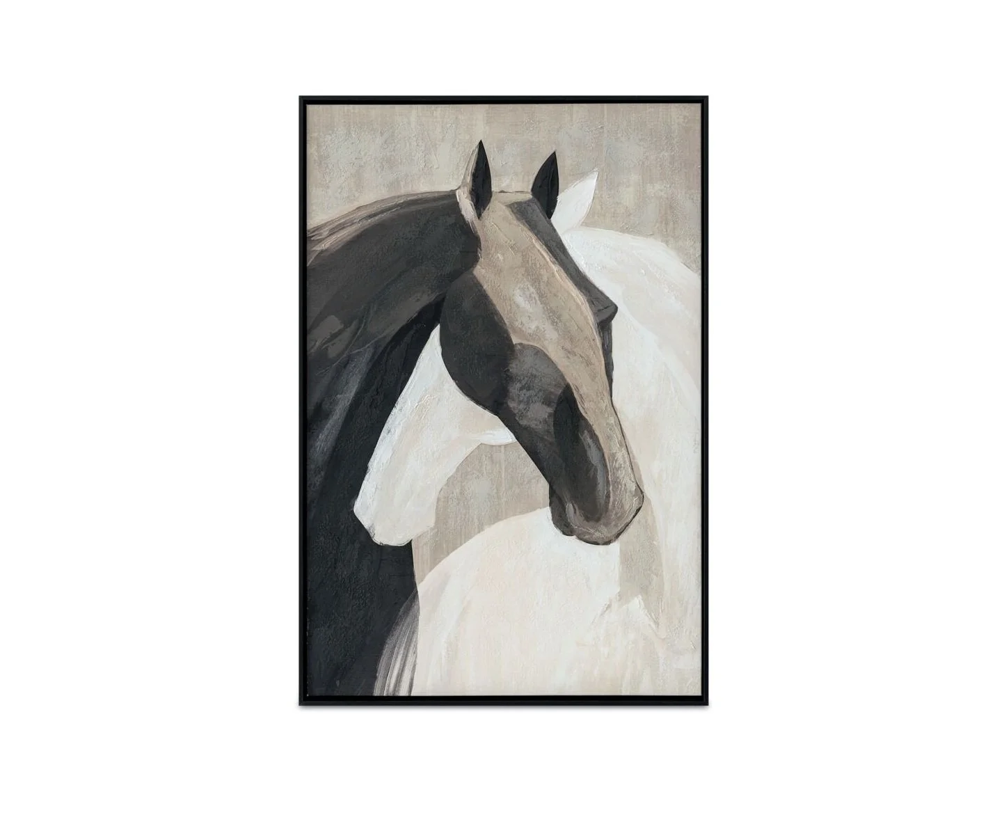 Valiant Framed Painting | Black Frame