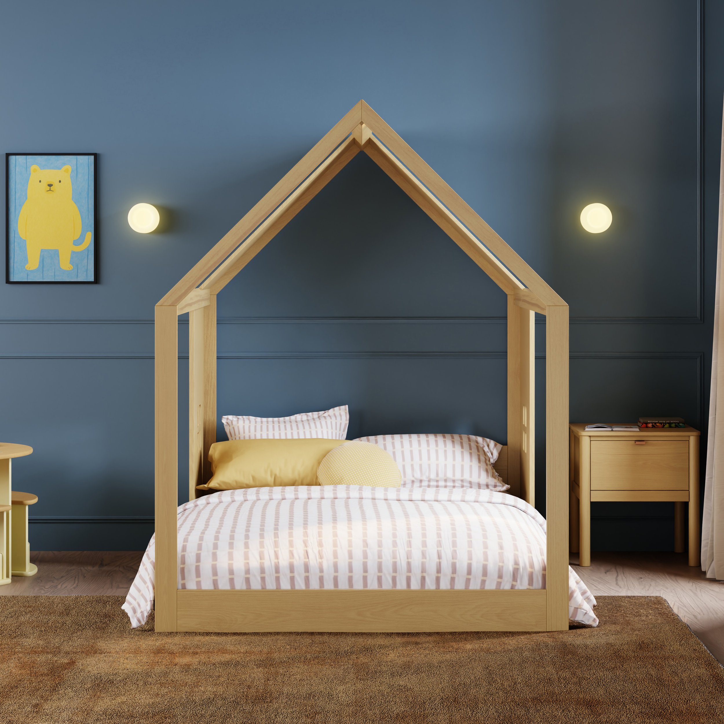 M32889HY_Uchi Montessori-Inspired House Full Bed_2.jpg