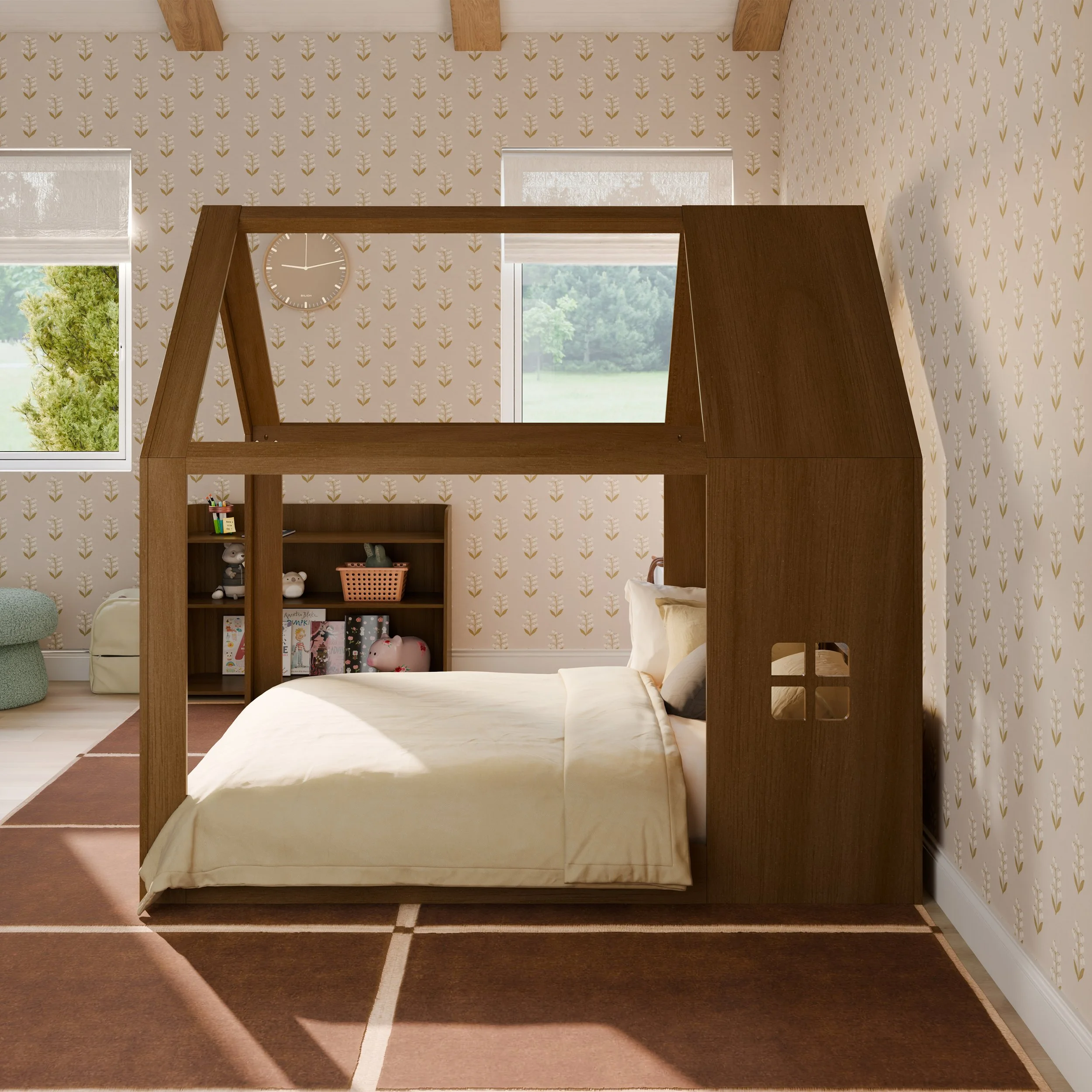 M32889NL_Uchi Montessori-Inspired House Full Bed_2.jpg