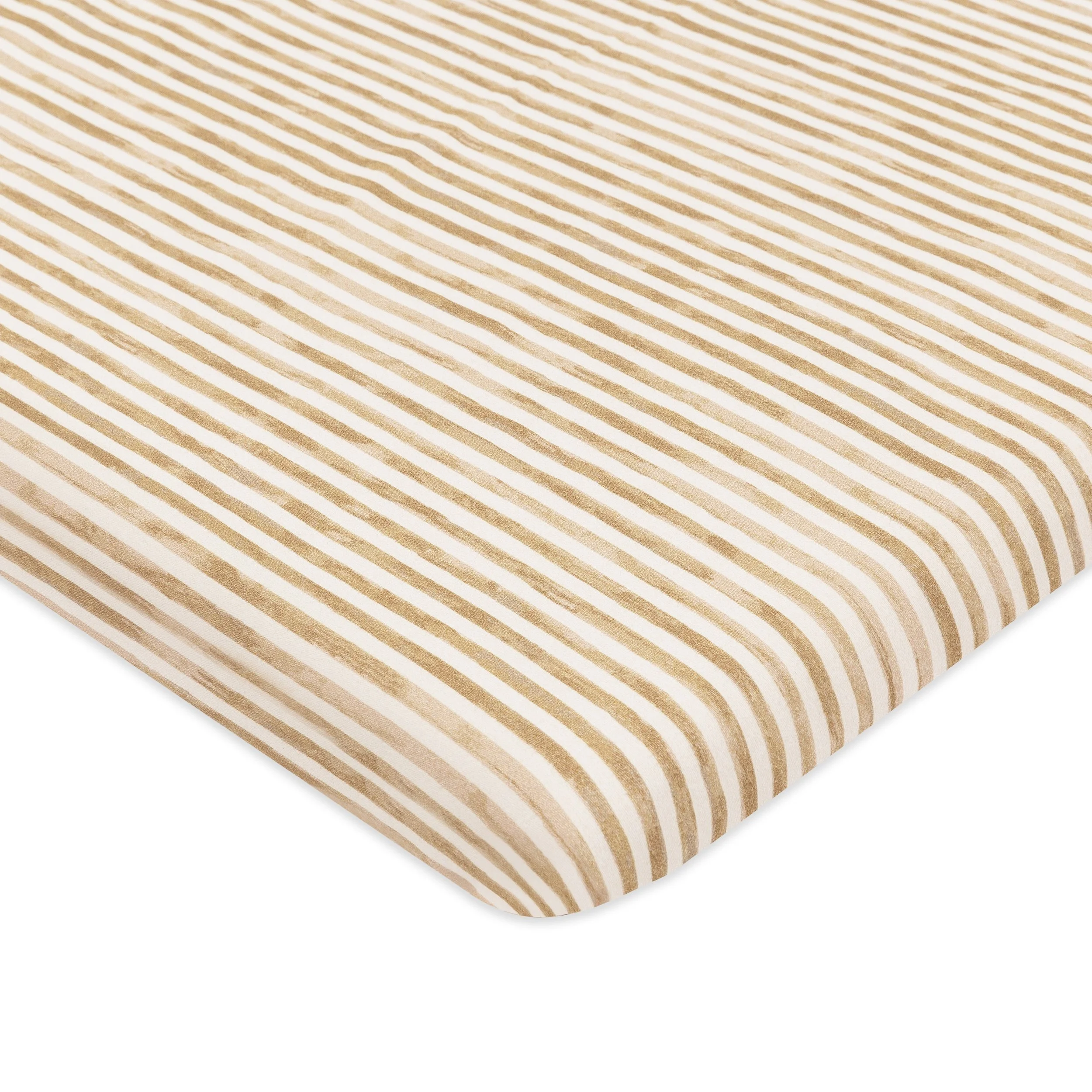 All-Stages® Bassinet Sheet in GOTS Certified Organic Brushed Cotton by Nate Berkus | Autum Stripe