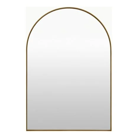Carbondale Accent Mirror by Livabliss | Matte Gold