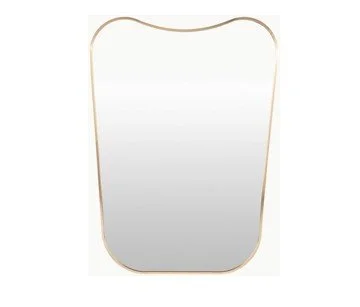 Bellona Accent Mirror by Livabliss | Brushed Gold